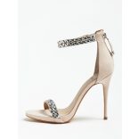 Guess női magas sarkú cipő bész színben valódi bőrből