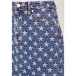 Tommy Jeans női farmerszoknya csillag alakú mintával