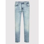 Calvin Klein Jeans férfi skinny fazonú farmernadrág világoskék koptatott színben