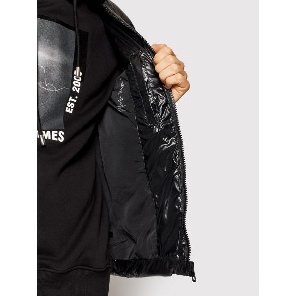 Calvin Klein Jeans férfi biker fazonú bélelt átmeneti kabát fekete színben