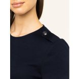 Tommy Hilfiger női rövid ujjú ruha fekete színben