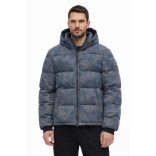 Boss férfi kapucnis pufi kabát thermo béléssel 