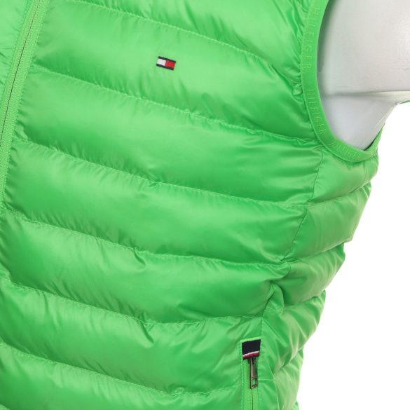 Tommy Hilfiger férfi átmeneti pehely bélelt mellény lime színben