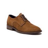 Guess férfi alkalmi cipő hasított bőr felsőrésszel barna színben