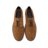 Guess férfi alkalmi cipő hasított bőr felsőrésszel barna színben