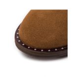 Guess férfi alkalmi cipő hasított bőr felsőrésszel barna színben