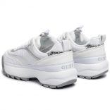 Guess női magas talpú sportos félcipő fehér színben