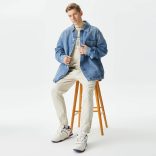 Tomm Jeans férfi ing fazonú farmerkabát oversize stílusban