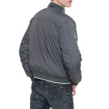 Harmont and Blaine férfi bélelt bomber fazonú kabát szürke színben