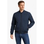 Boss férfi bomber fazonú átmeneti kabát sötétkék színű 