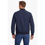 Boss férfi bomber fazonú átmeneti kabát sötétkék színű 