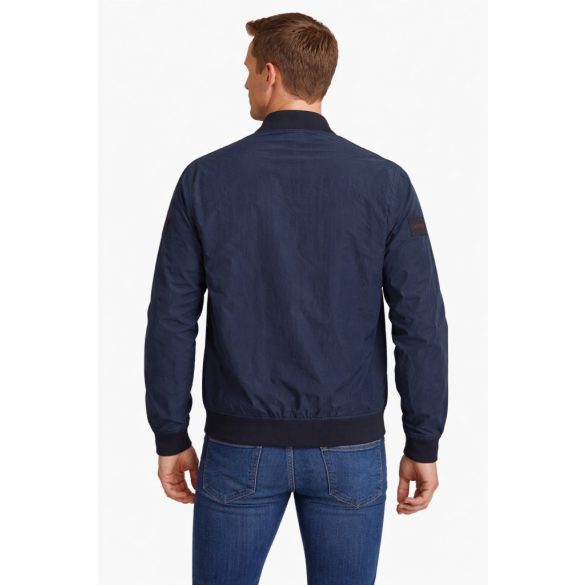 Boss férfi bomber fazonú átmeneti kabát sötétkék színű 