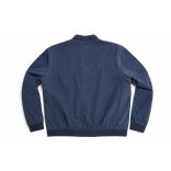 Boss férfi bomber fazonú átmeneti kabát sötétkék színű 