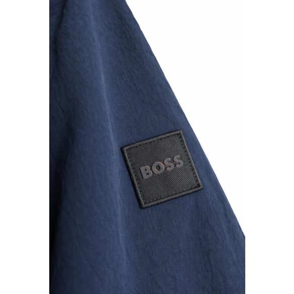 Boss férfi bomber fazonú átmeneti kabát sötétkék színű 