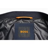 Boss férfi bomber fazonú átmeneti kabát sötétkék színű 
