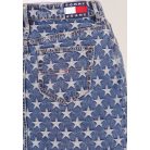 Tommy Jeans női farmerszoknya csillag alakú mintával