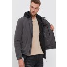 Tommy Hilfiger férfi biker fazonú bélelt kabát szürke színben