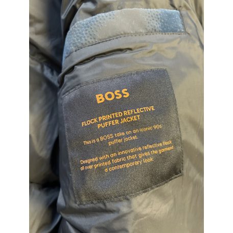 Boss férfi kapucnis pufi kabát thermo béléssel 