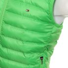 Tommy Hilfiger férfi átmeneti pehely bélelt mellény lime színben