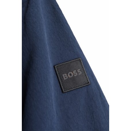 Boss férfi bomber fazonú átmeneti kabát sötétkék színű 