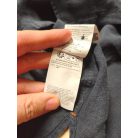 Hugo Boss férfi rövid ujjú len ing sötétkék