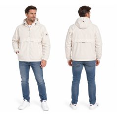 Tommy Hilfiger férfi krém színű kapucnis dzseki