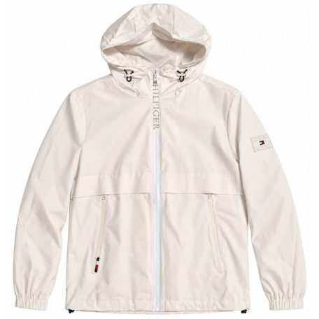 Tommy Hilfiger férfi krém színű kapucnis dzseki