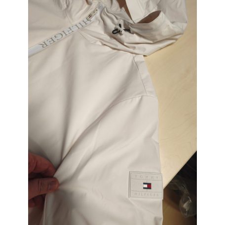 Tommy Hilfiger férfi krém színű kapucnis dzseki