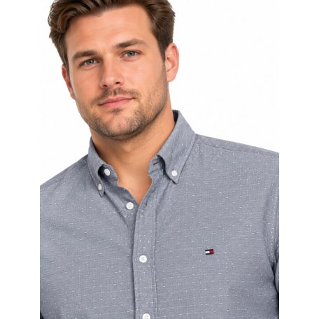 Tommy Hilfiger férfi mintás slim fit ing