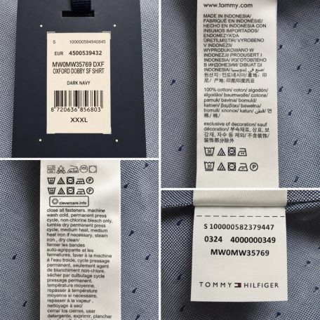 Tommy Hilfiger férfi mintás slim fit ing