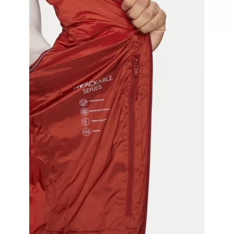 Tommy Hilfiger férfi steppelt pehelymellény okker vörös
