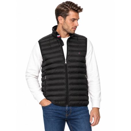 Tommy Hilfiger férfi steppelt mellény fekete