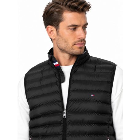 Tommy Hilfiger férfi steppelt mellény fekete