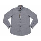 Hugo Boss férfi ing szürke-kék Regular Fit