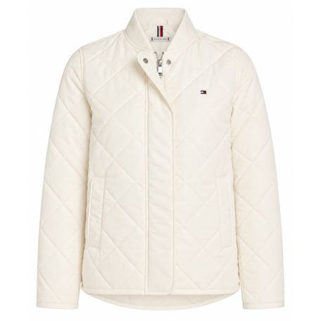 Tommy Hilfiger női steppelt bomber dzseki ecru színben