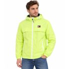 Tommy Jeans Chicago férfi kapucnis szélkabát neon sárga