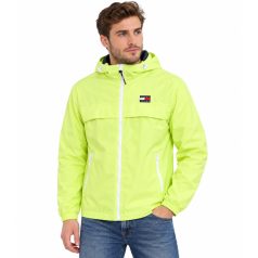 Tommy Jeans Chicago férfi kapucnis szélkabát neon sárga