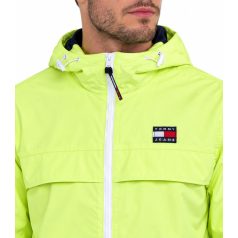 Tommy Jeans Chicago férfi kapucnis szélkabát neon sárga