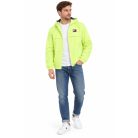 Tommy Jeans Chicago férfi kapucnis szélkabát neon sárga