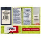 Tommy Jeans Chicago férfi kapucnis szélkabát neon sárga