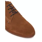 Tommy Hilfiger férfi velúr Derby cipő rozsdabarna