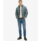Superdry férfi steppelt pufferdzseki acélkék