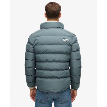 Superdry férfi steppelt pufferdzseki acélkék