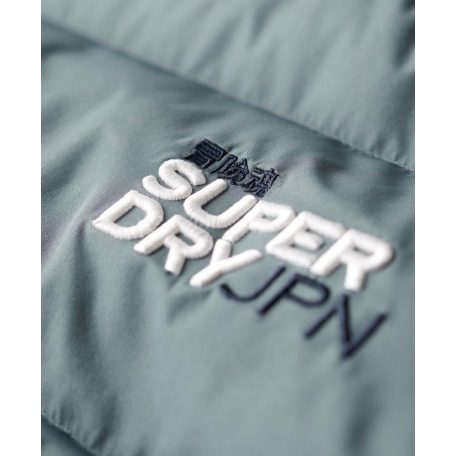 Superdry férfi steppelt pufferdzseki acélkék