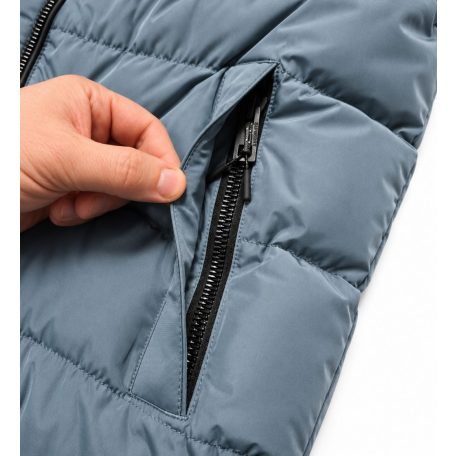 Superdry férfi steppelt pufferdzseki acélkék