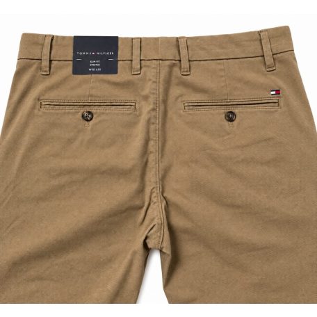 Tommy Hilfiger férfi chino nadrág slim fit, homokszínű