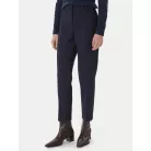 Tommy Hilfiger női slim fit szövetnadrág sötétkék