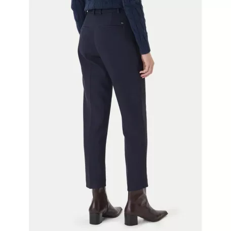 Tommy Hilfiger női slim fit szövetnadrág sötétkék