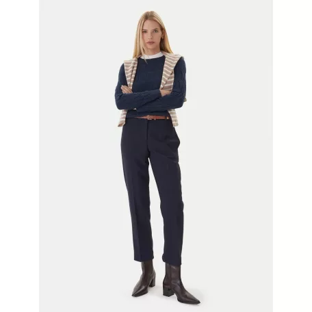 Tommy Hilfiger női slim fit szövetnadrág sötétkék