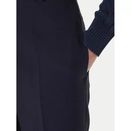 Tommy Hilfiger női slim fit szövetnadrág sötétkék